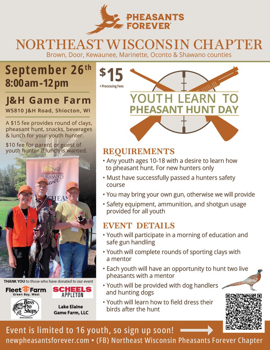2026 youth Learn to Pheasant Hunt 2026 youth Learn to Pheasant Hunt